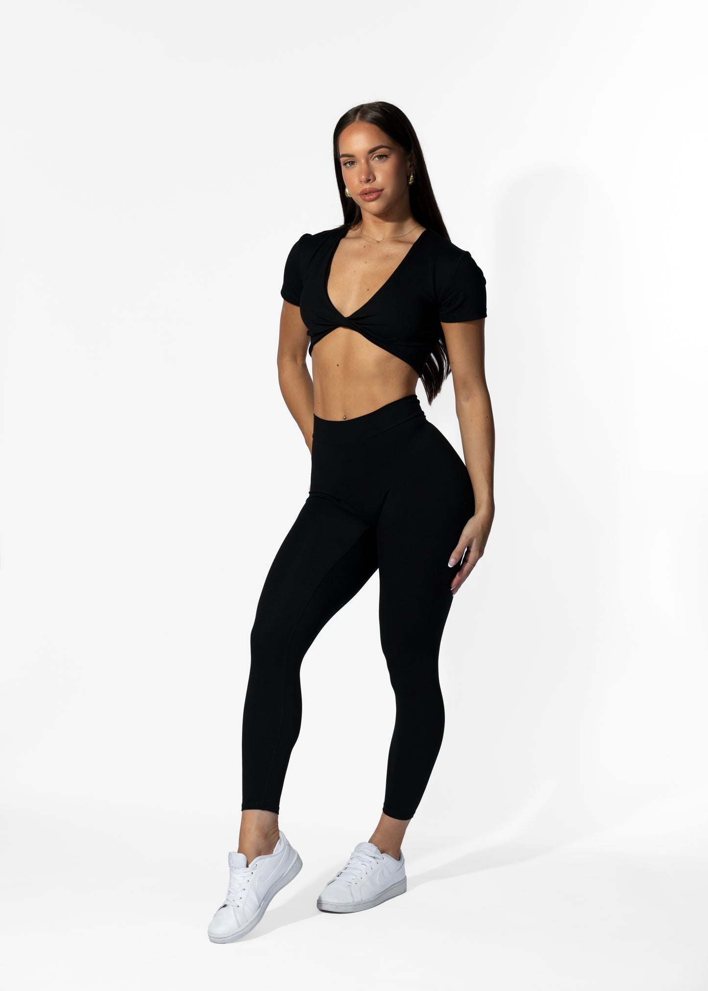 Legging V Back Black