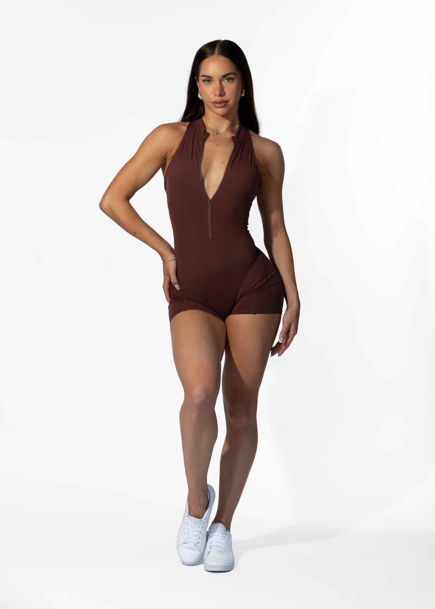 Myra Playsuit Brown