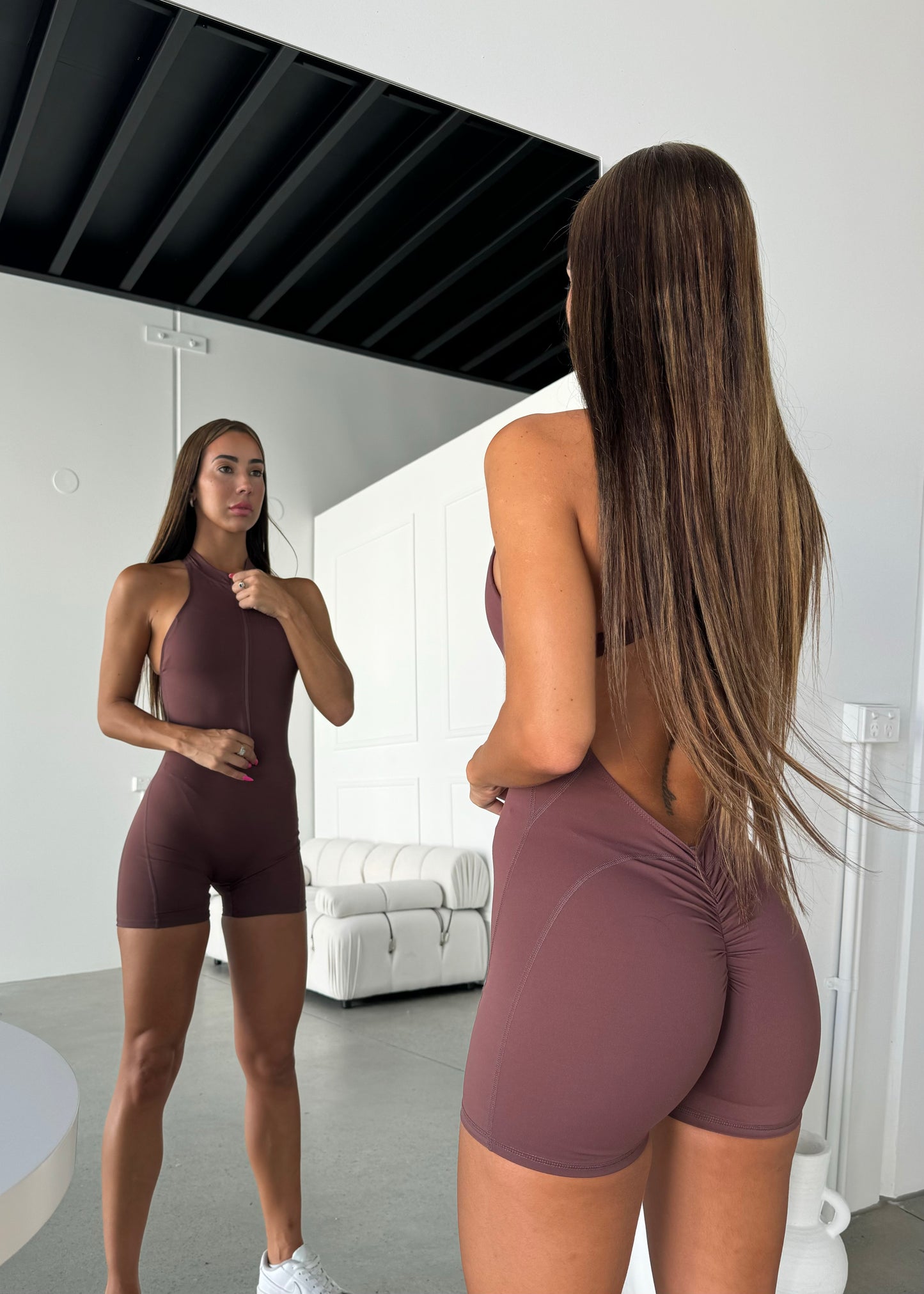 Myra Playsuit Brown