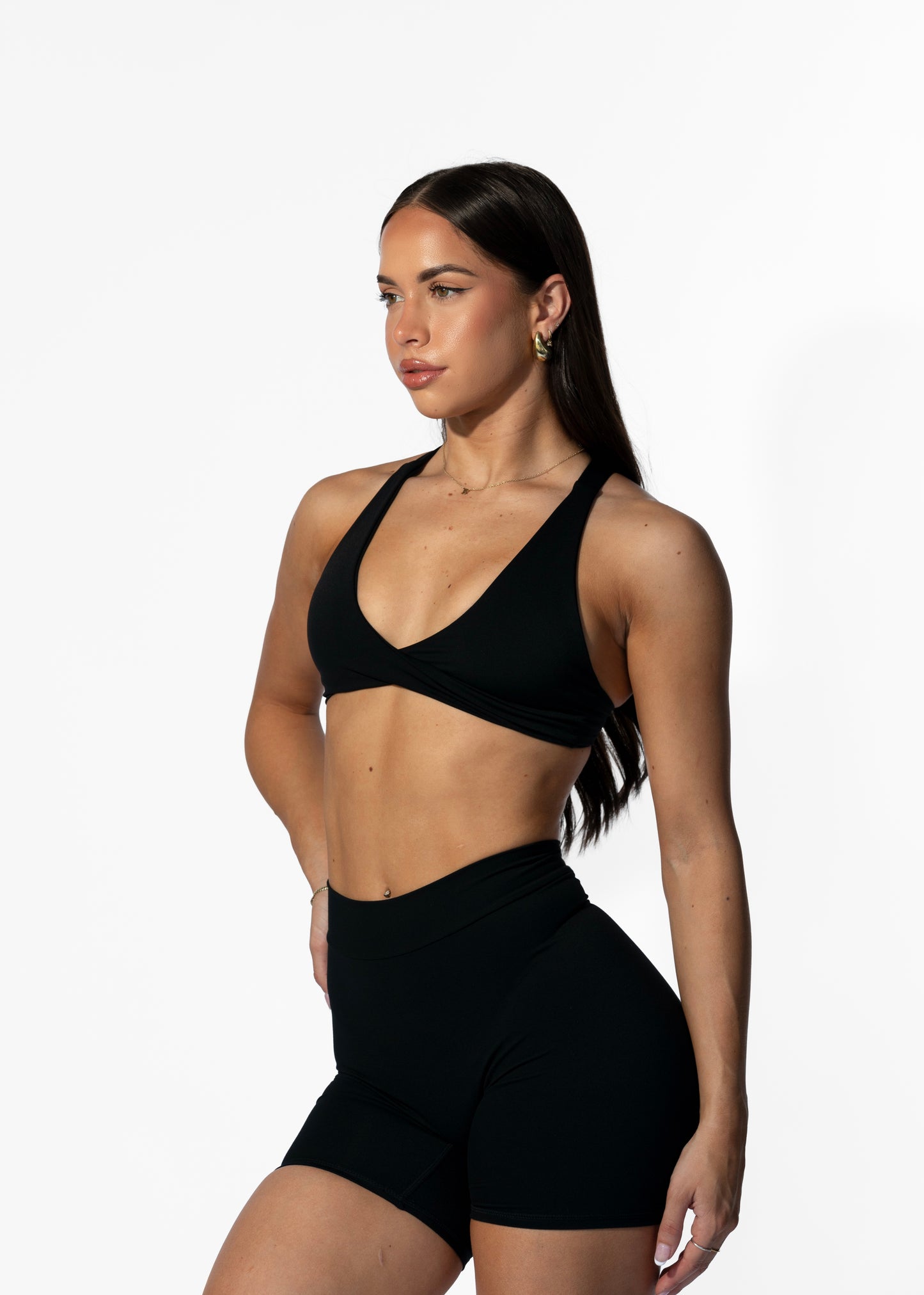 Kara Crop Black