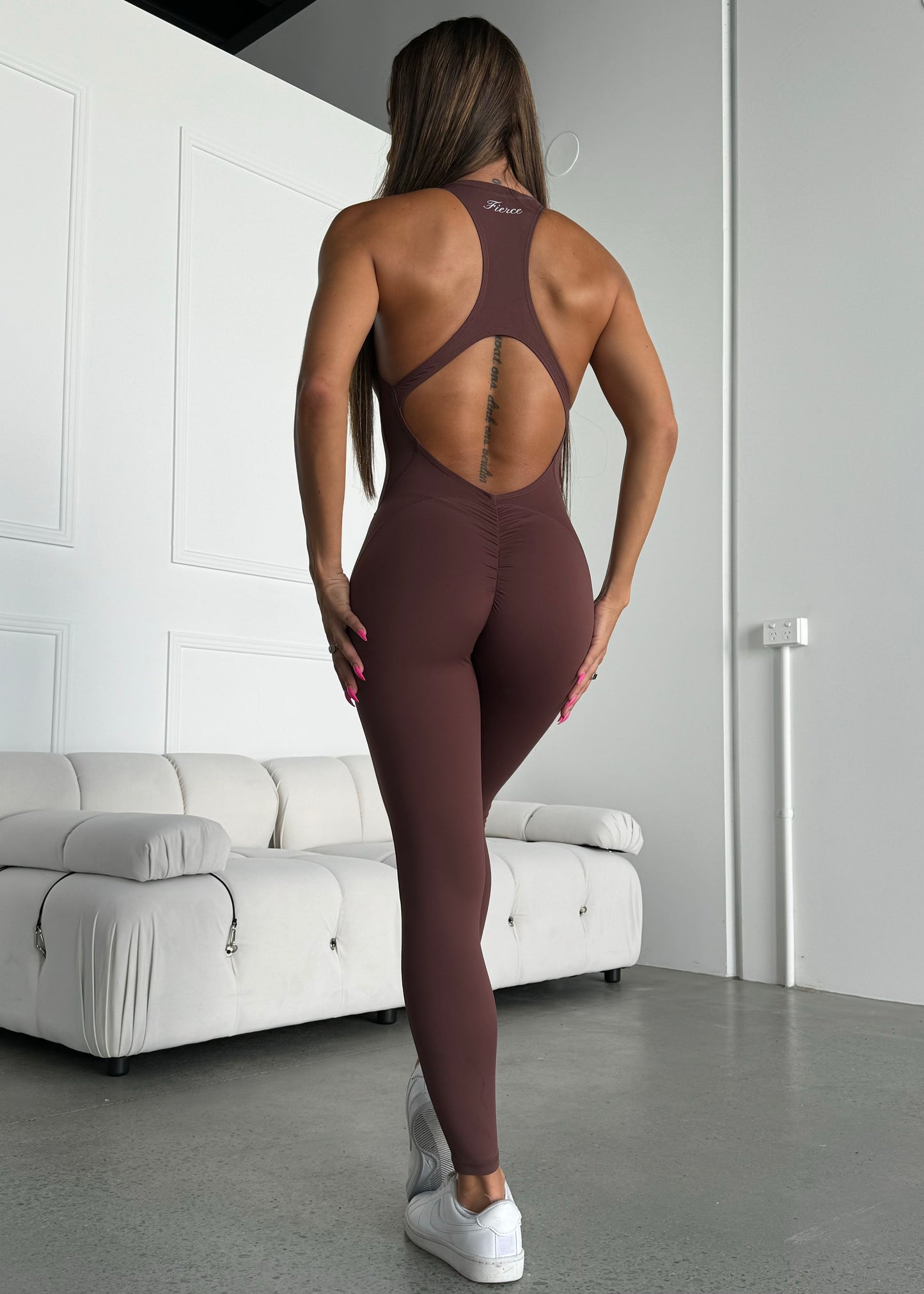 Myra Jumpsuit Brown