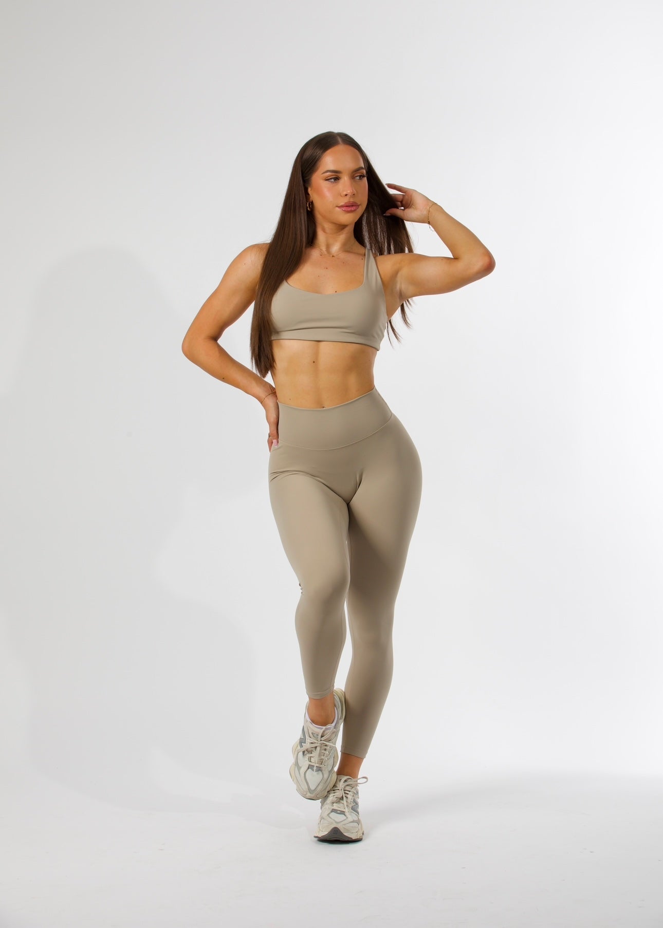 Taya Crop Taupe