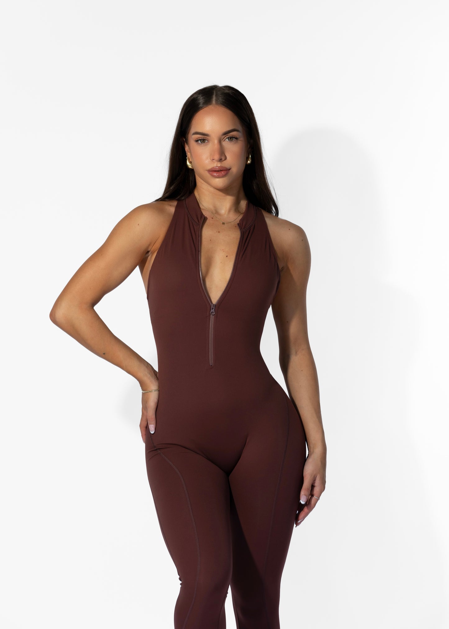 Myra Jumpsuit Brown