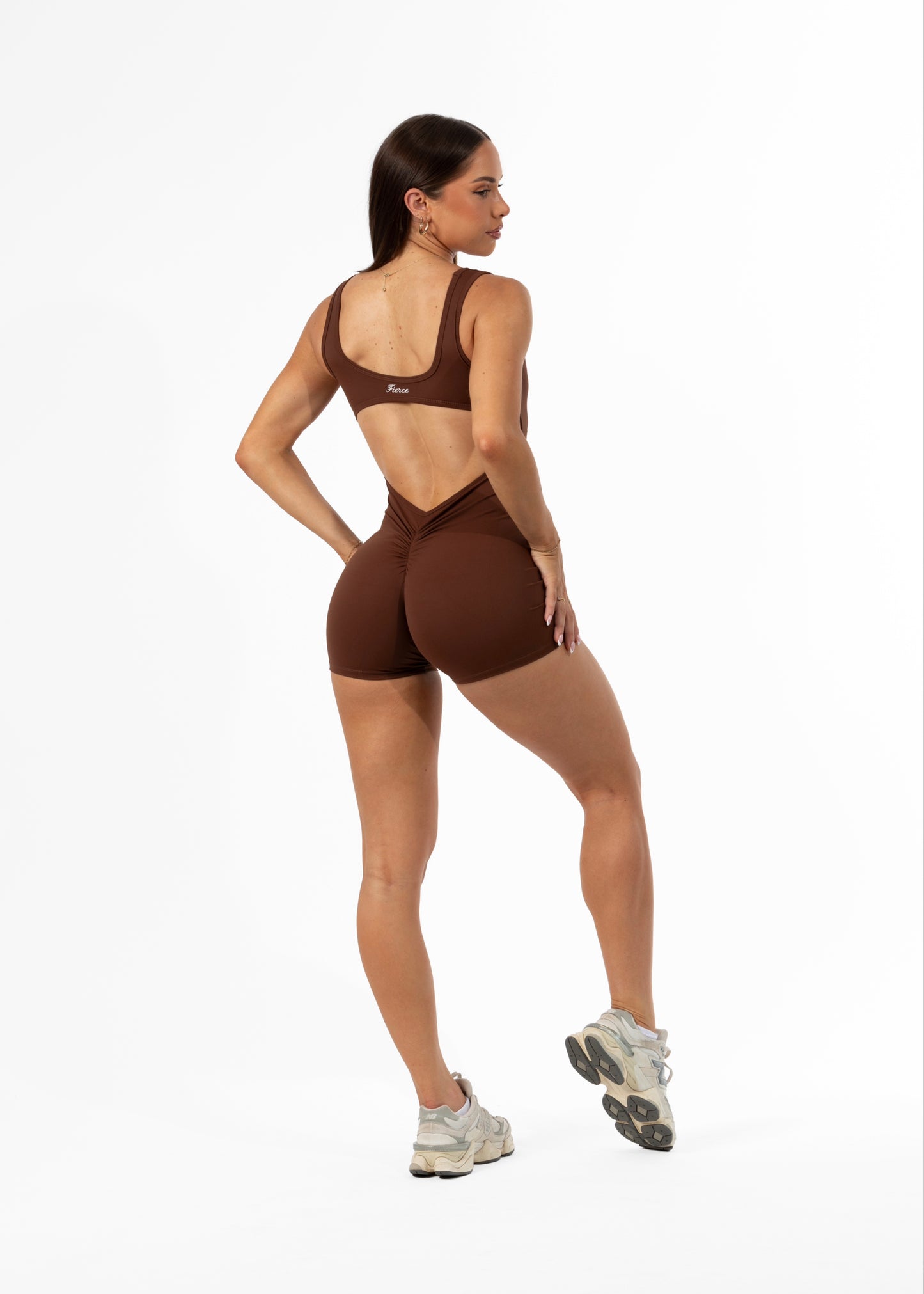 Olivia Playsuit Brown