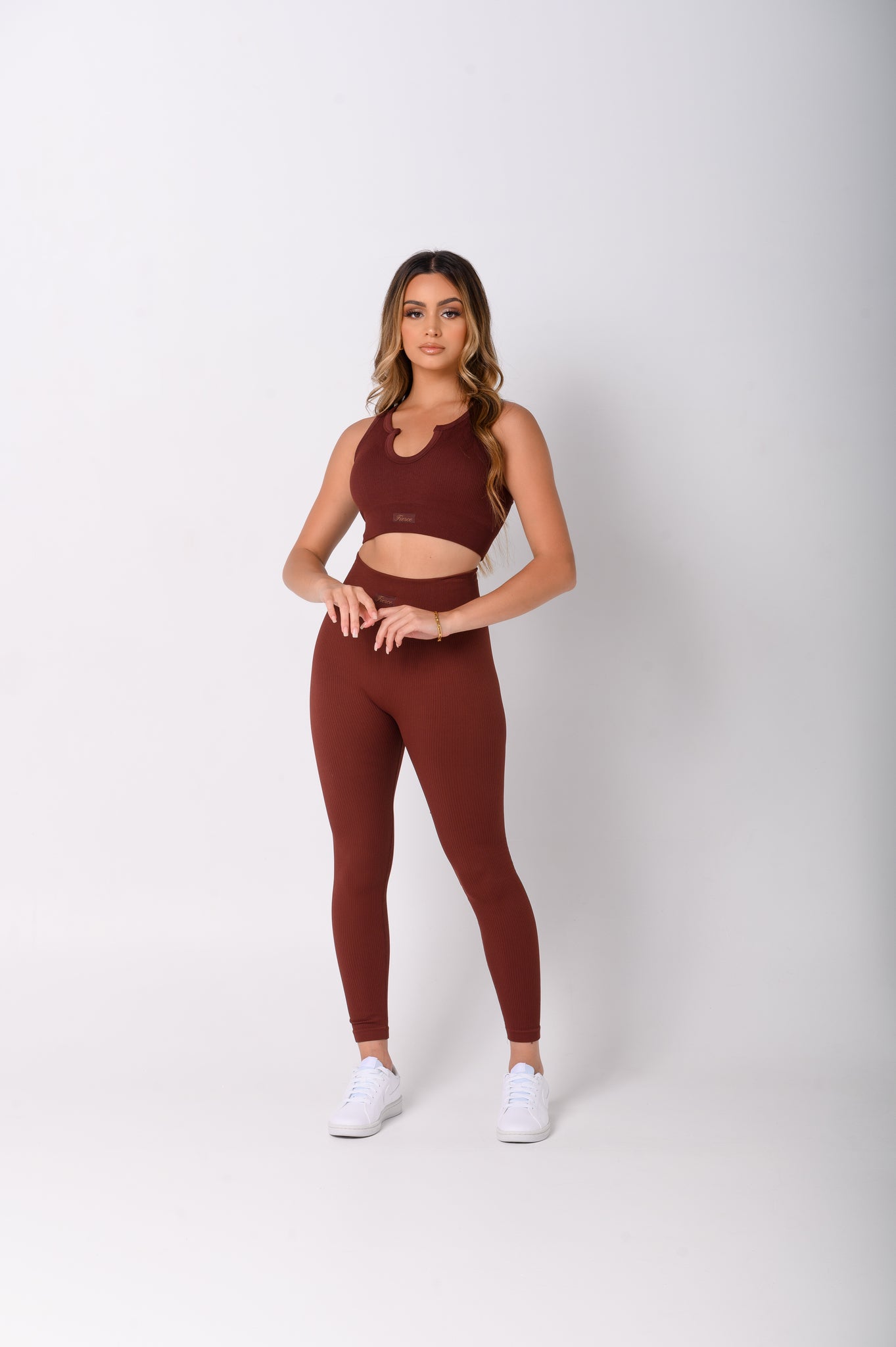 Burgundy Brown Leggings
