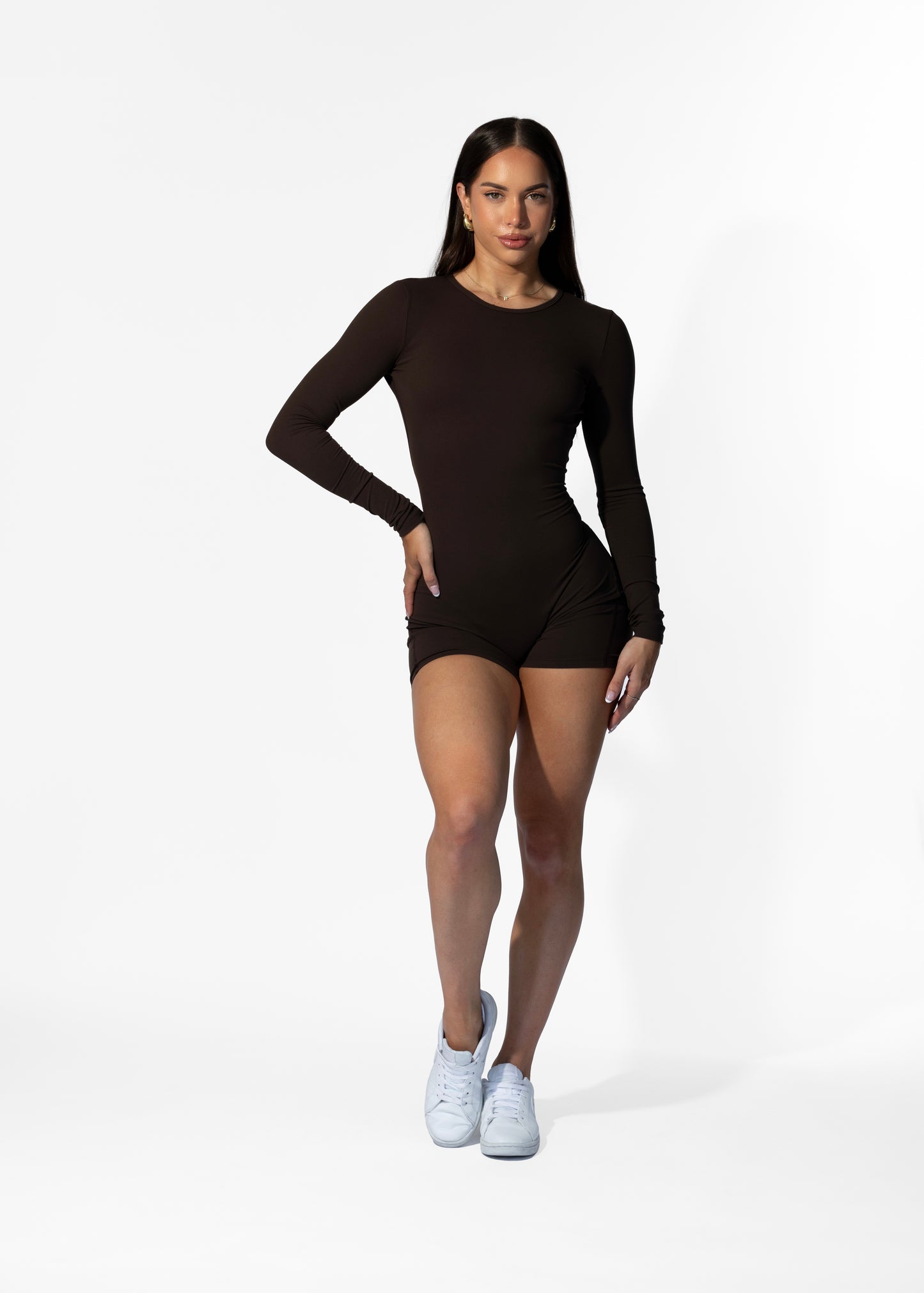 Brianna Playsuit Chocolate