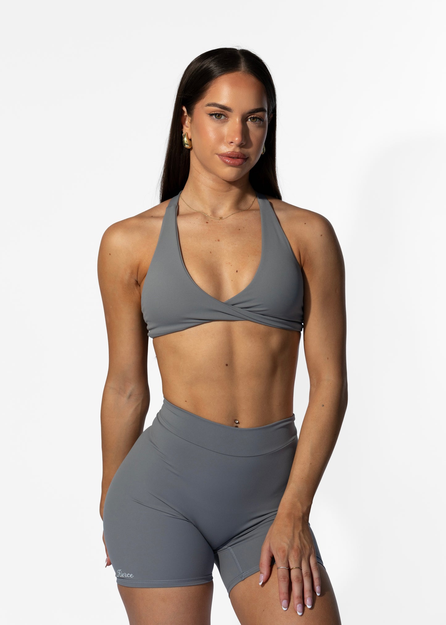 Kara Crop Grey