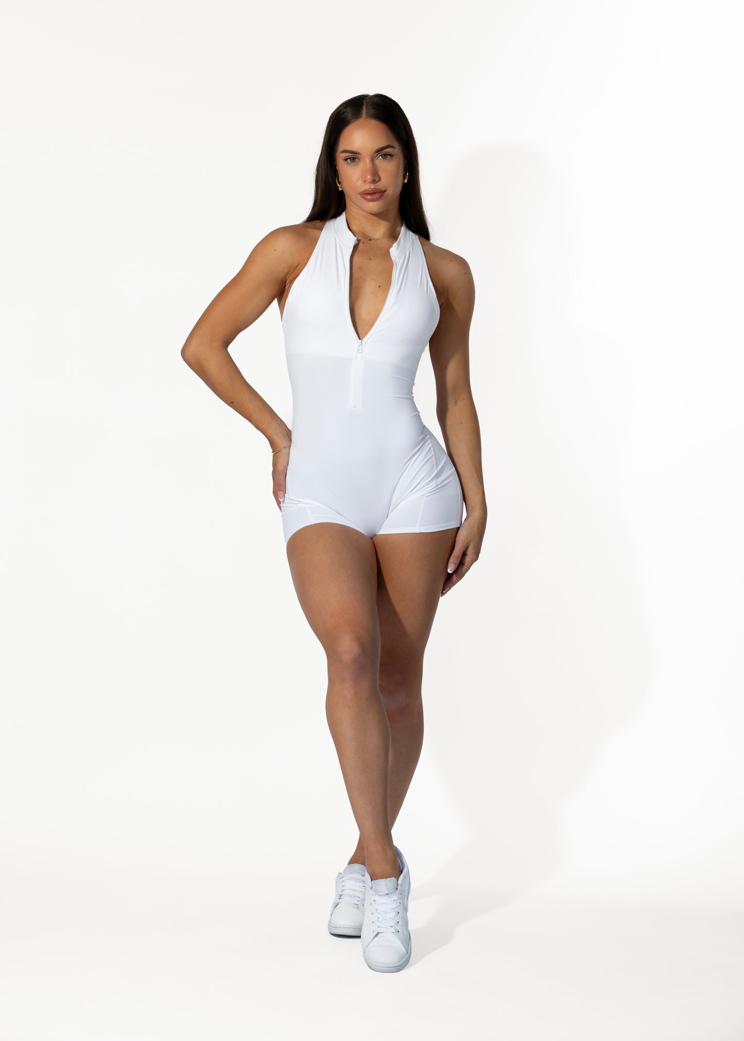 Myra Playsuit White