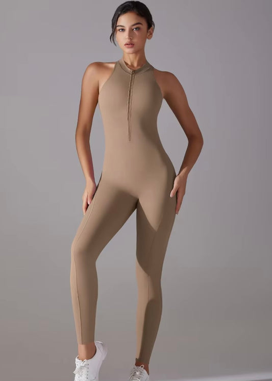 Myra Jumpsuit Taupe