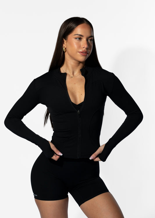 Staple Contour Zip Jacket Black