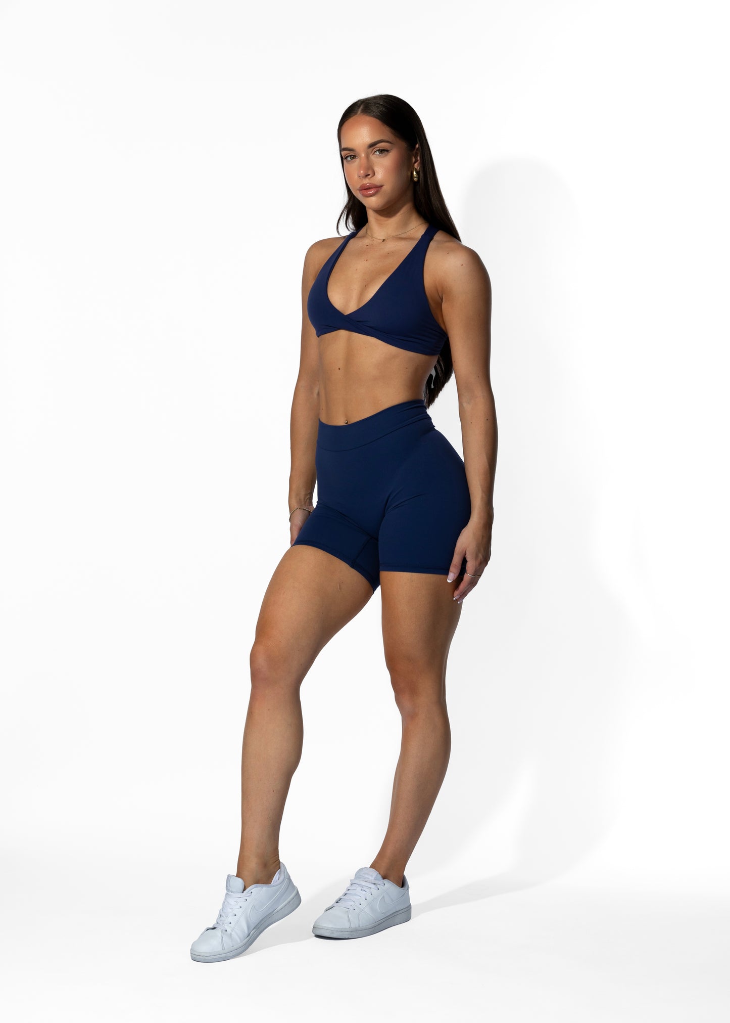 Kara Crop Navy