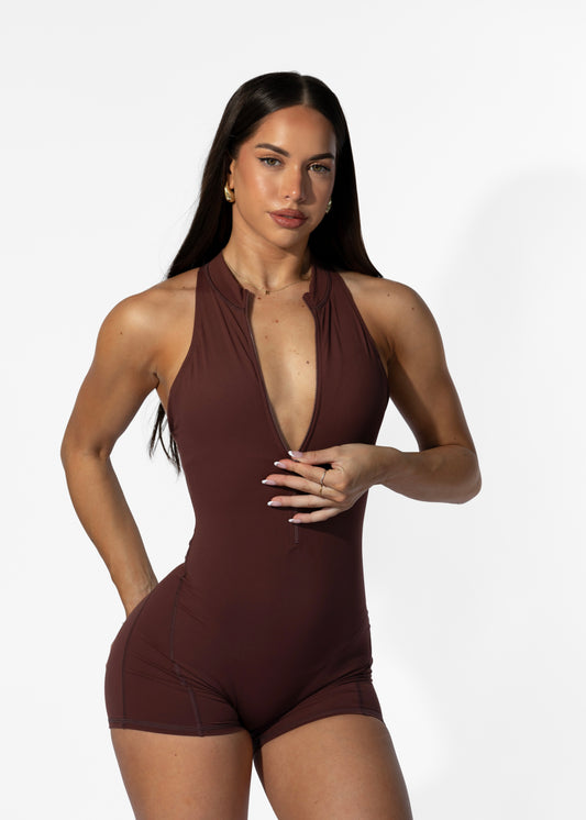 Myra Playsuit Brown