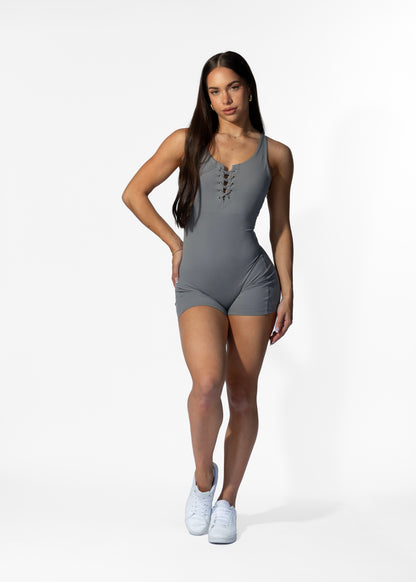 Natalia Playsuit Grey