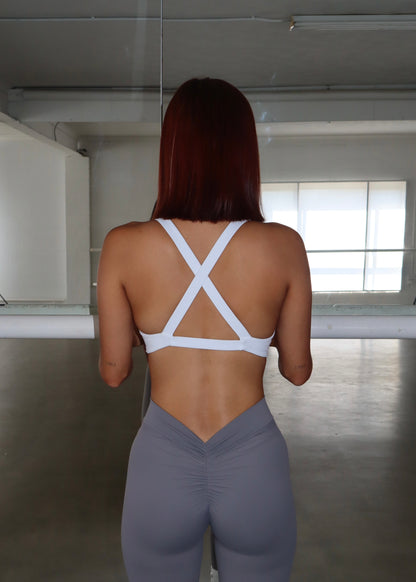 Kara Crop White