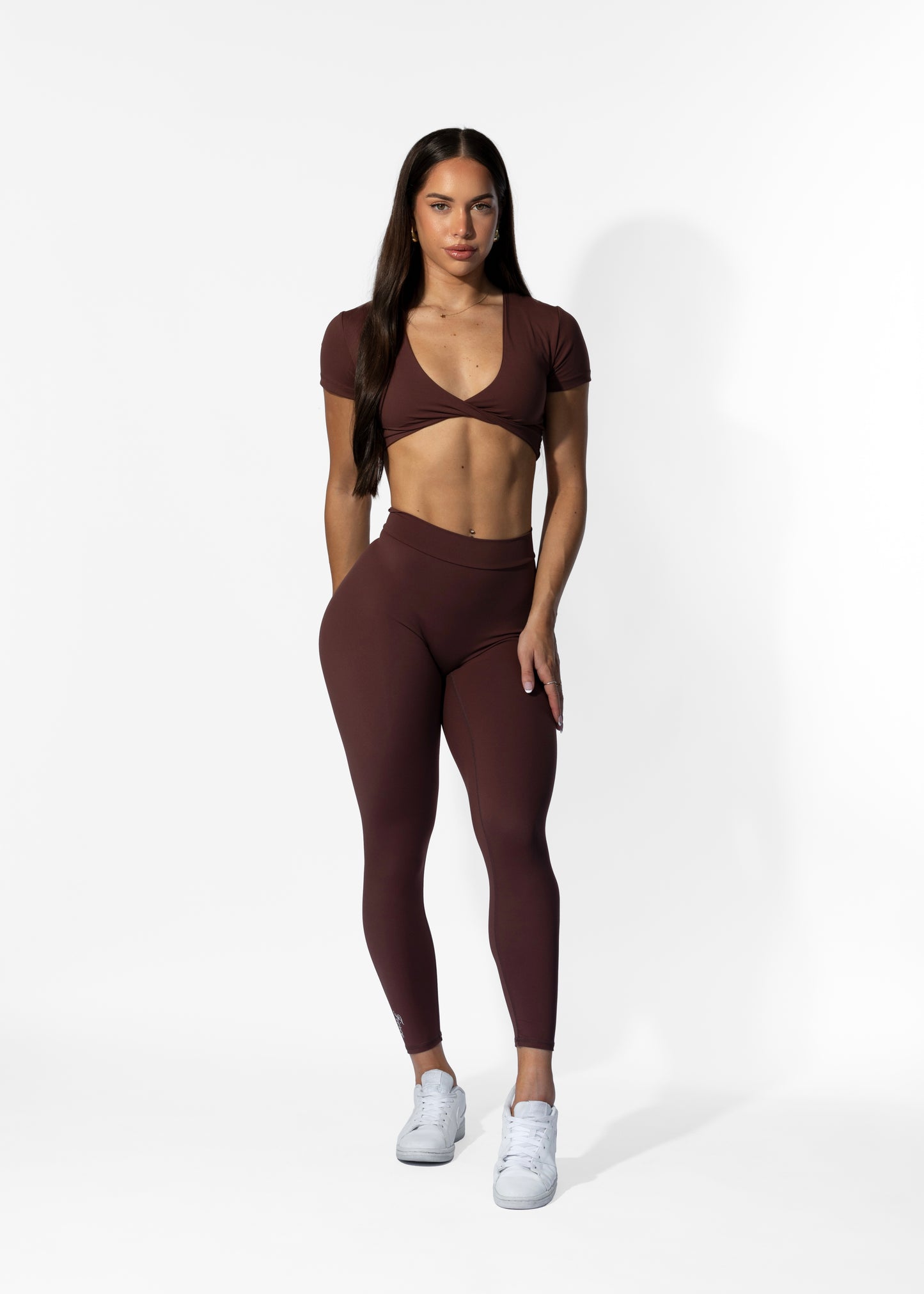 Legging V Back Brown