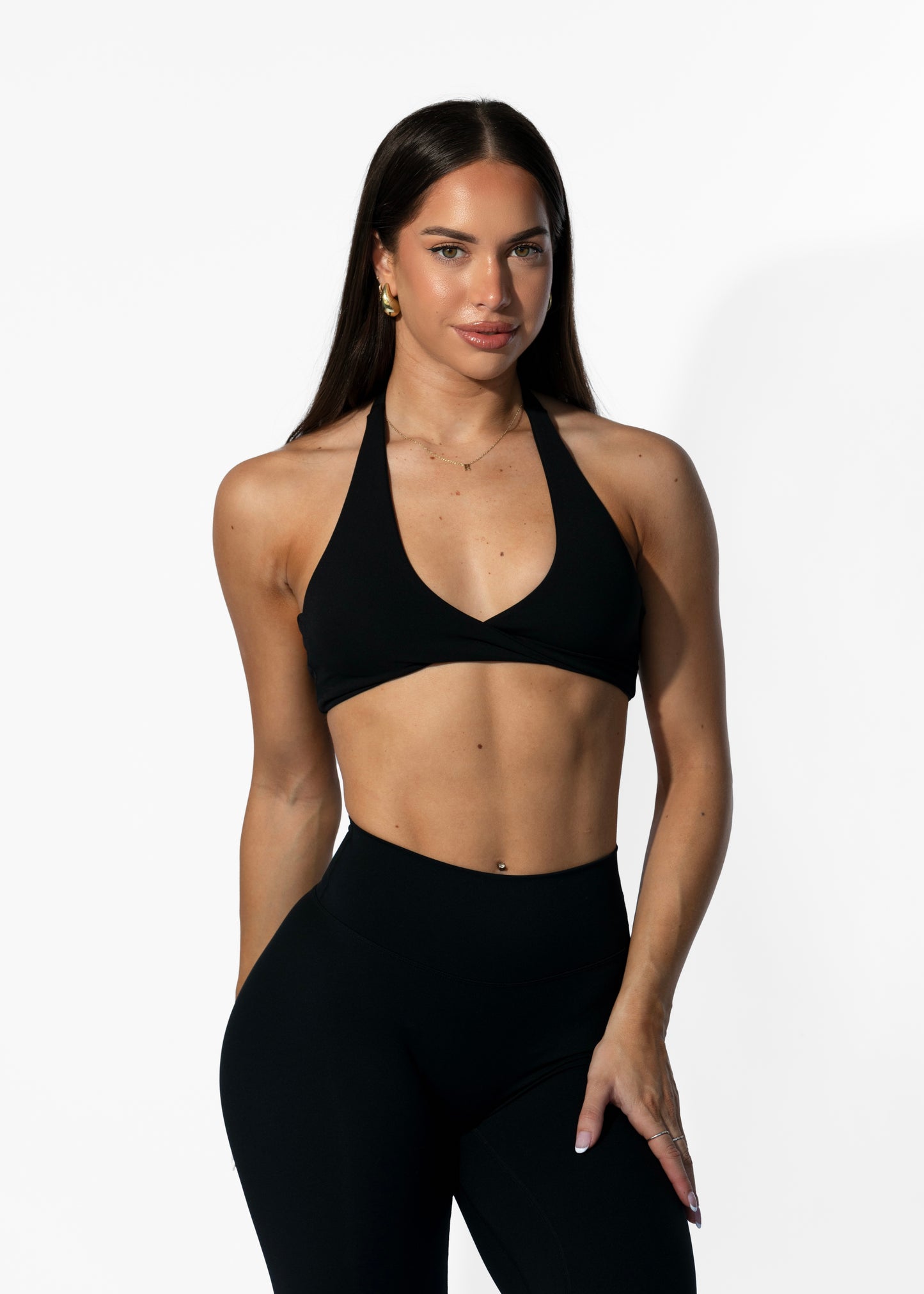 Taya Crop Black