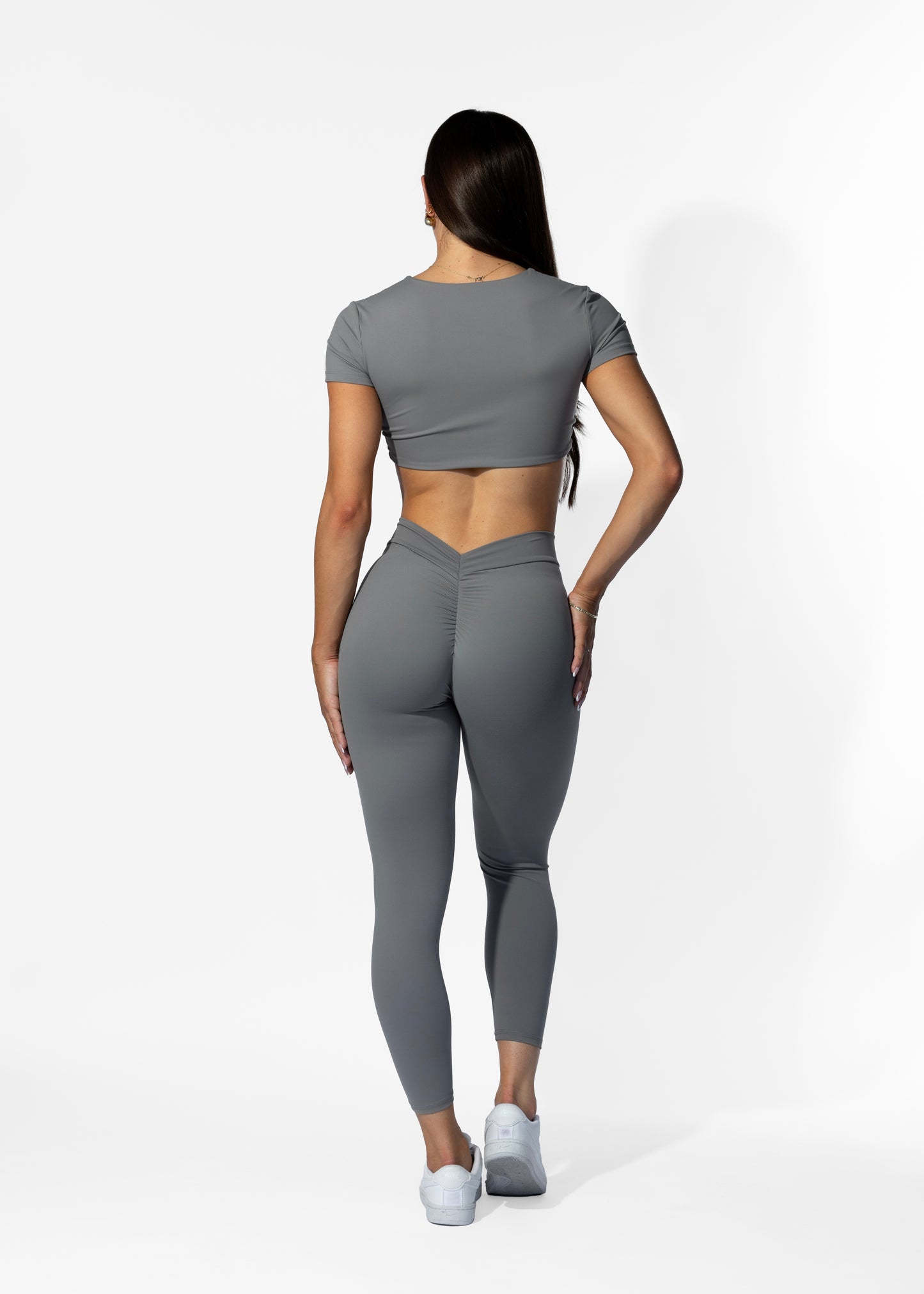 Legging V Back Grey