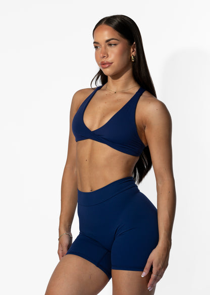 Kara Crop Navy