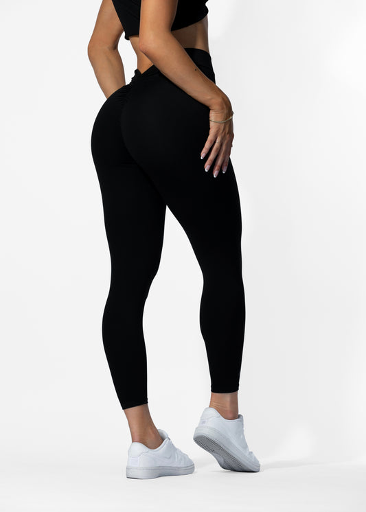 Legging V Back Black