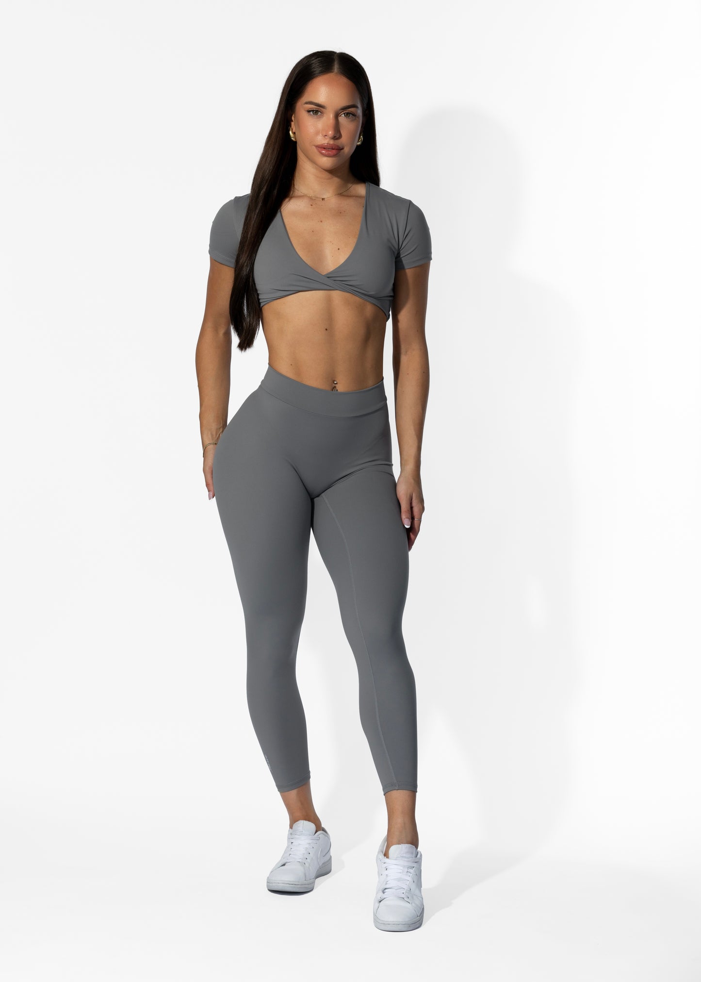 Legging V Back Grey