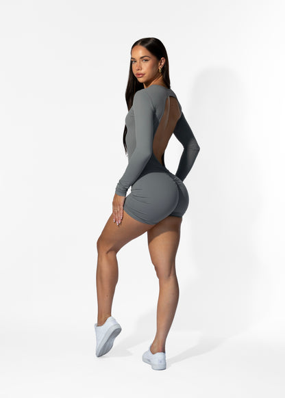 Brianna Playsuit Grey