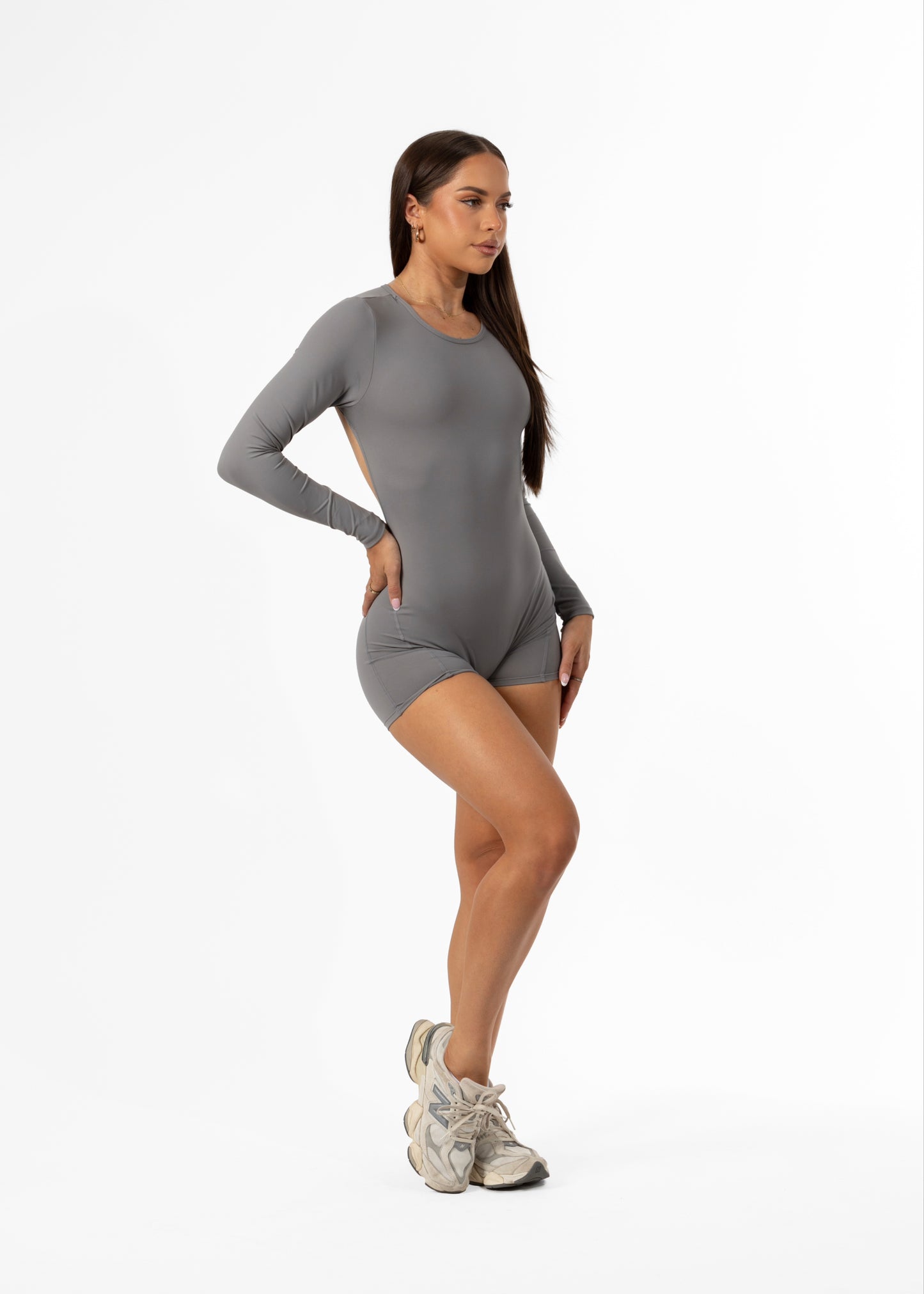 Elise Playsuit Grey